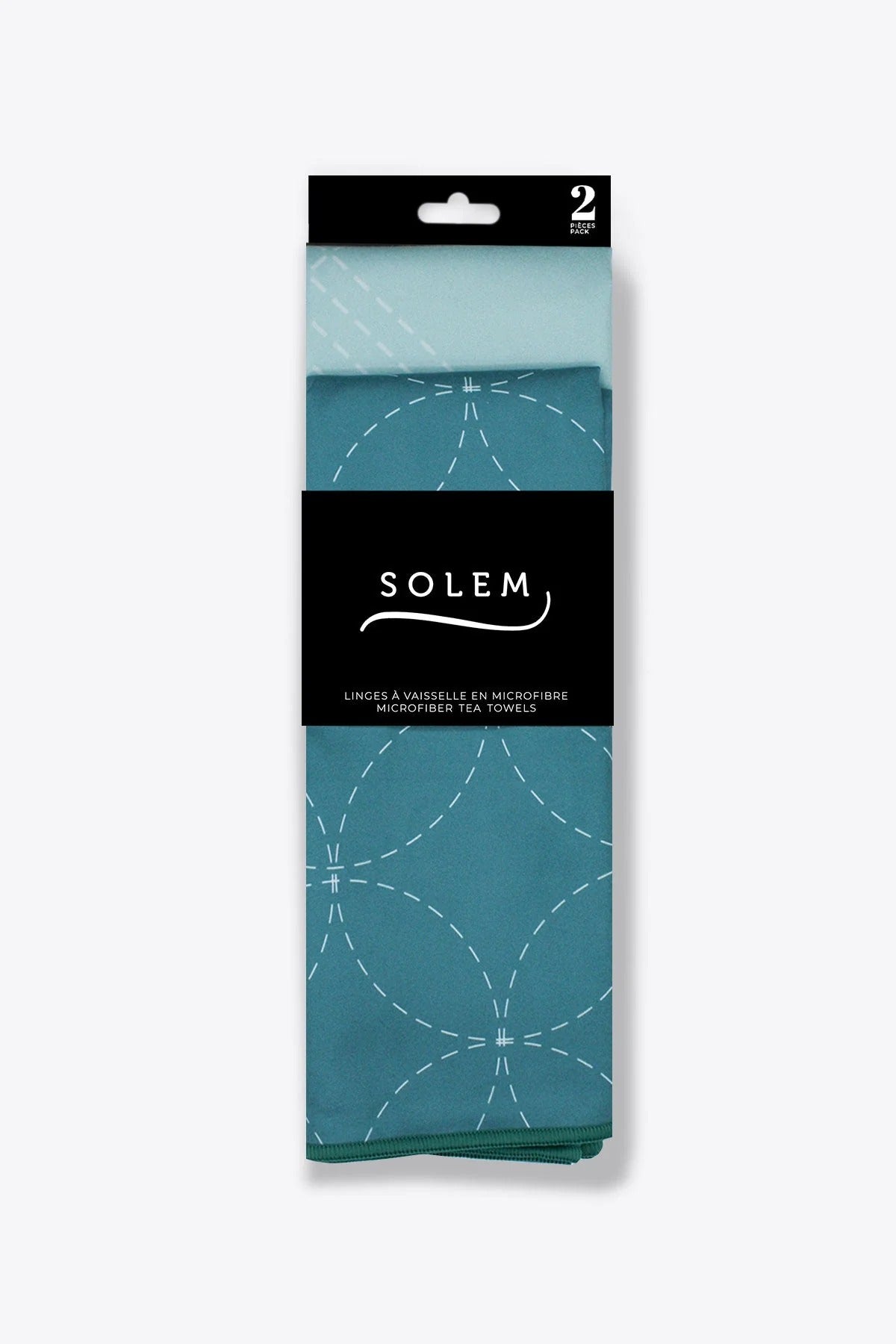 Linges à vaisselle Les Essentiels - Vert (Lot de 2)