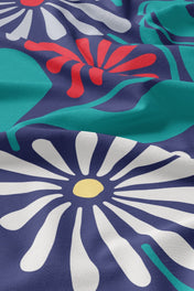 Serviette de plage - Rétro Bloom XL