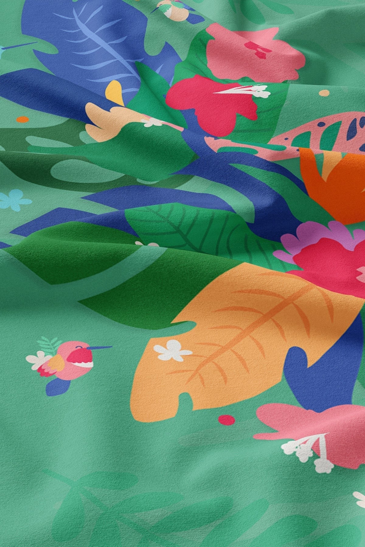 Serviette de plage - Oiseaux du Paradis XL