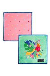 Lingettes à lunettes - Oiseaux du paradis (Lot de 2)