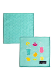 Lingettes à lunettes - Mocktails (Lot de 2)