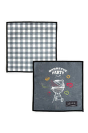 Lingettes à lunettes - Le roi du gril (Lot de 2)
