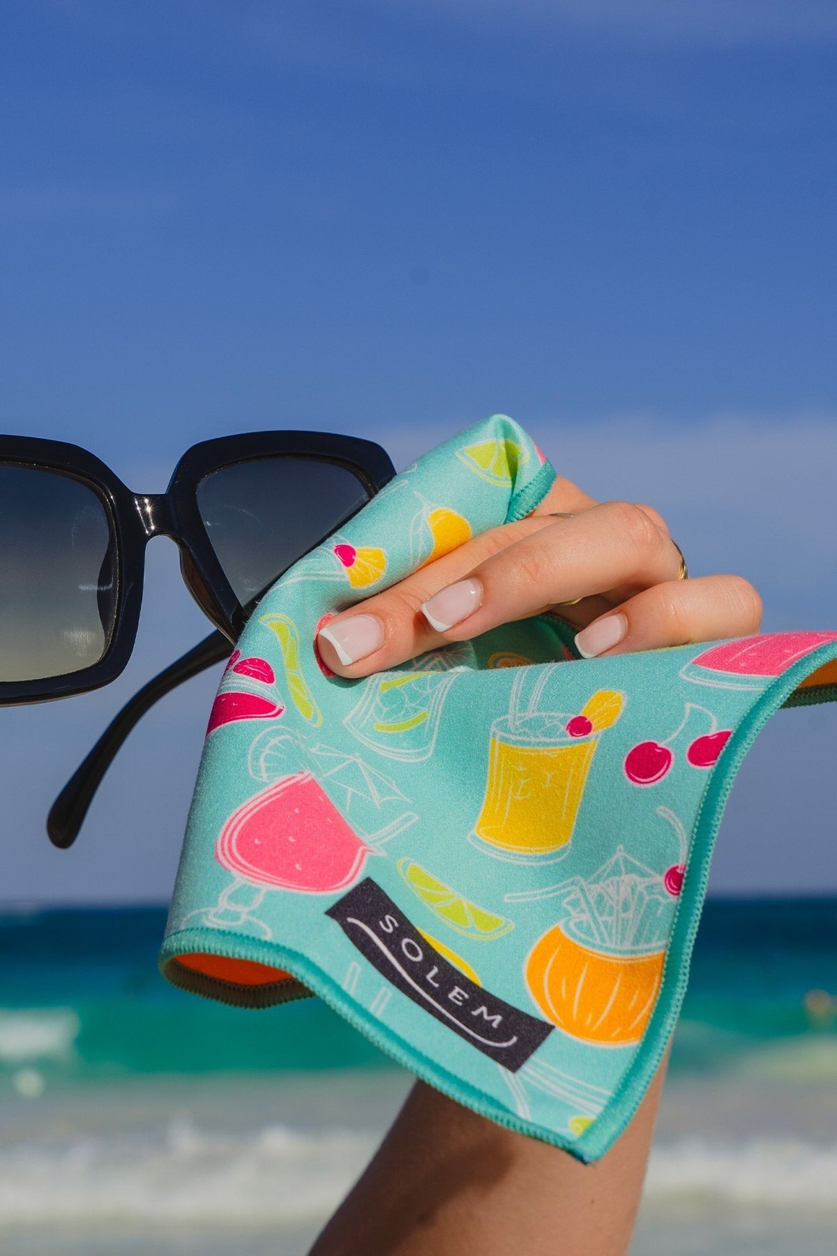 Lingettes à lunettes - Mocktails (Lot de 2)
