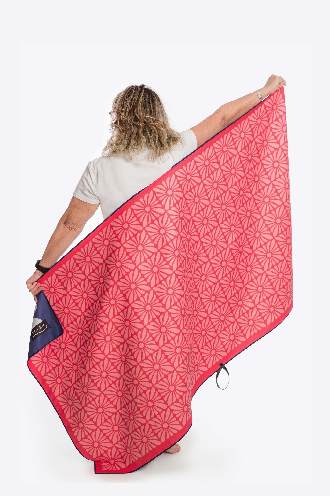 Serviette de plage - Rétro Bloom XL