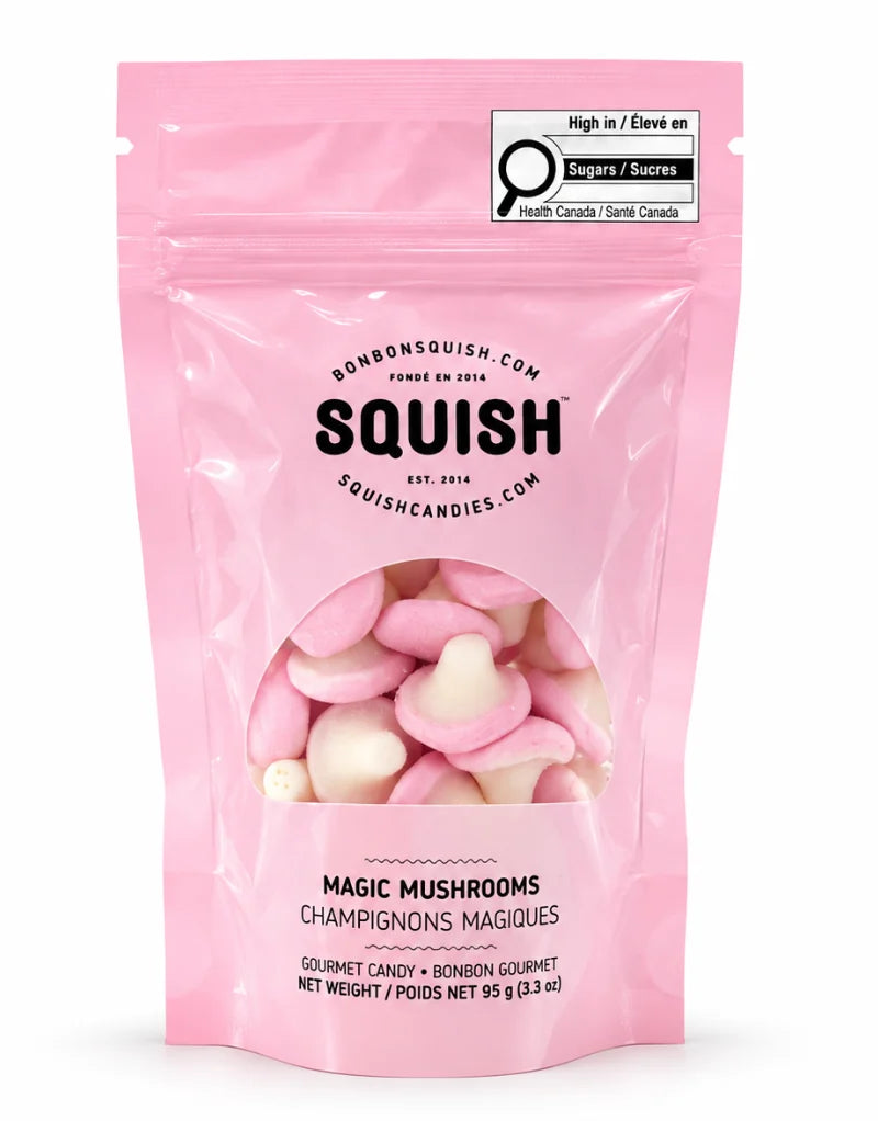 Bonbons Champignons magiques à la fraise 95 g | Squish