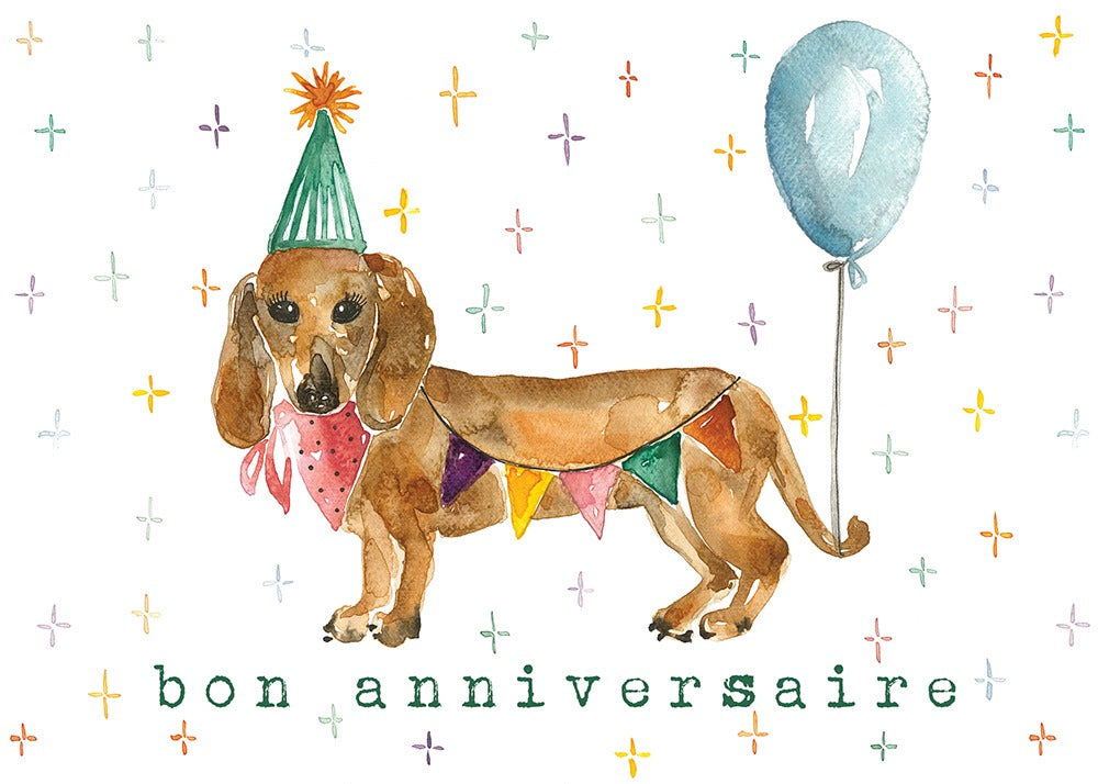 Carte de souhaits - Bon anniversaire