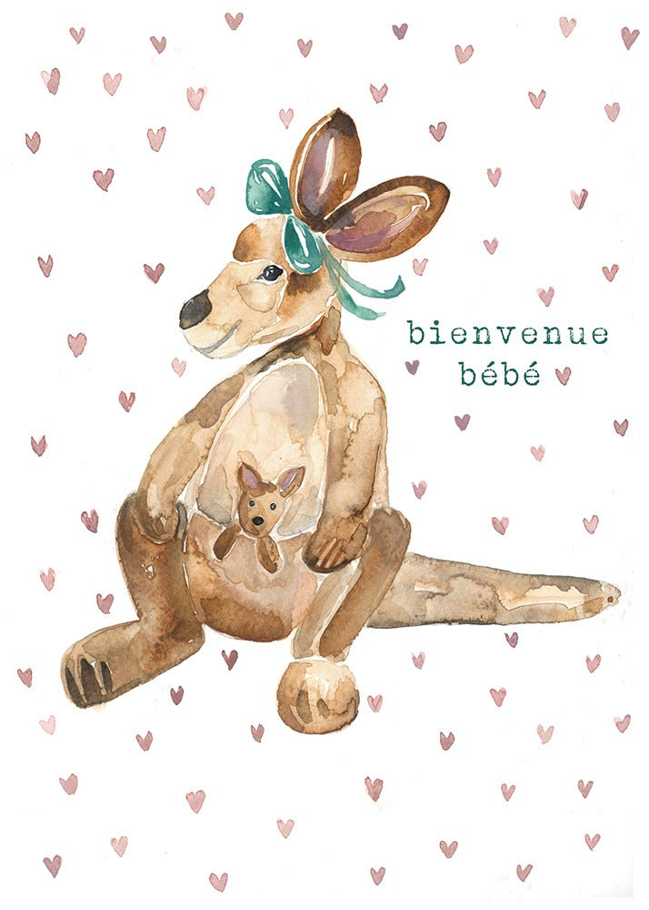 Carte de souhaits - Bienvenue bébé