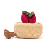 Peluche - Amuseables Fleurette Tarte Aux Fraises