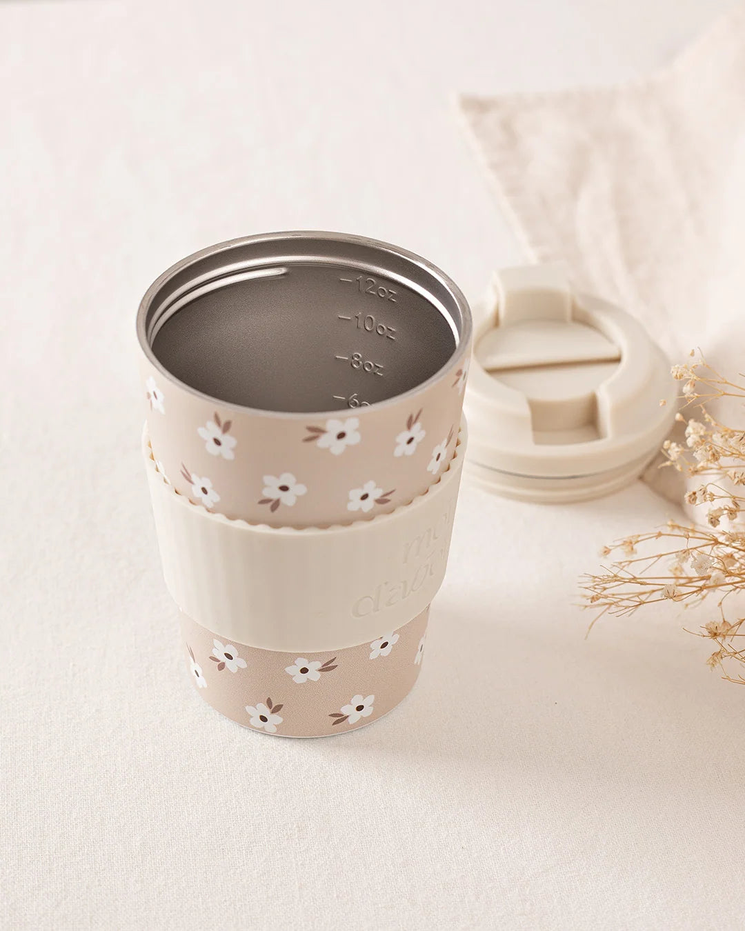 Tasse de voyage isotherme - Champ crème Bientôt bientôt dispo
