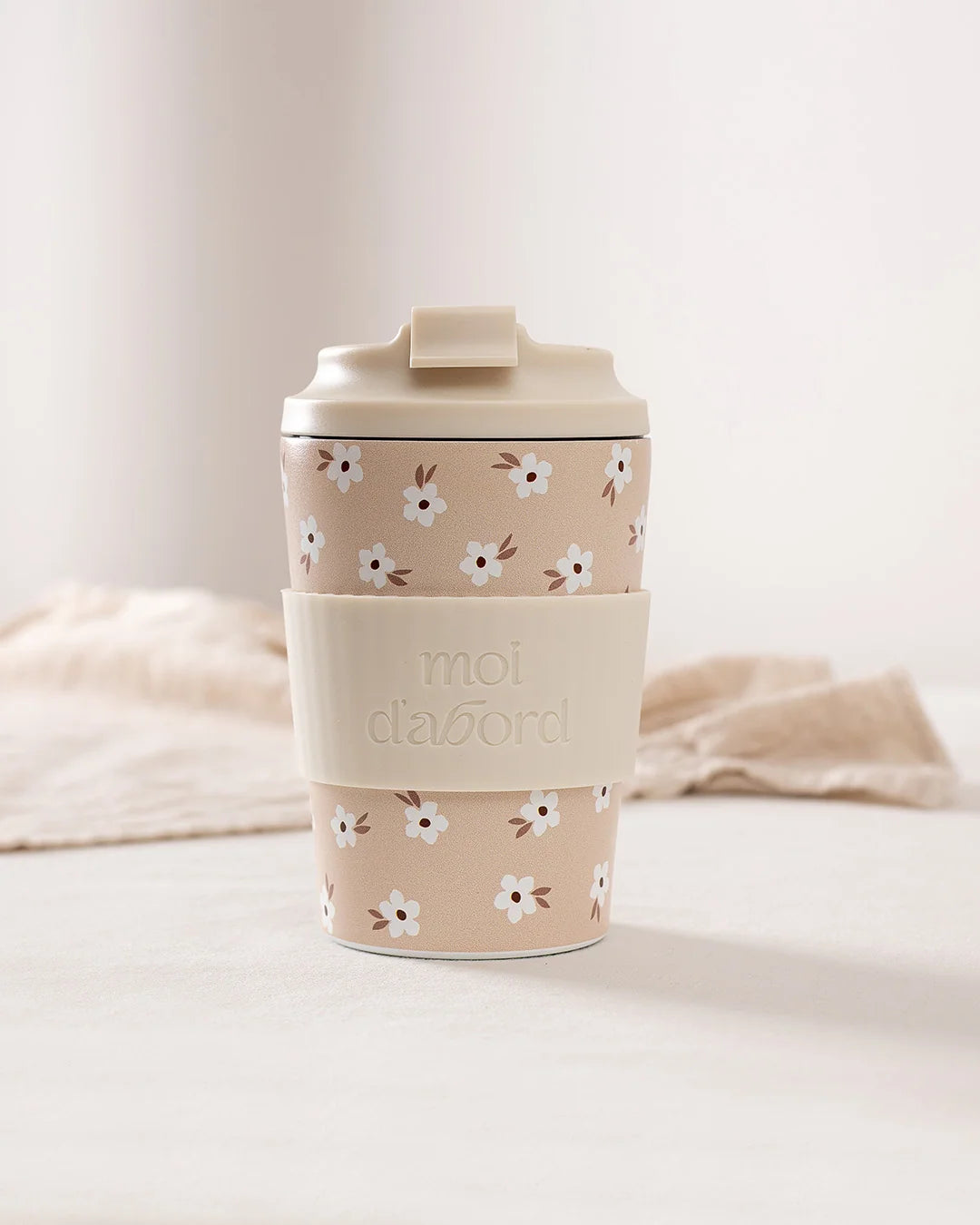Tasse de voyage isotherme - Champ crème Bientôt bientôt dispo