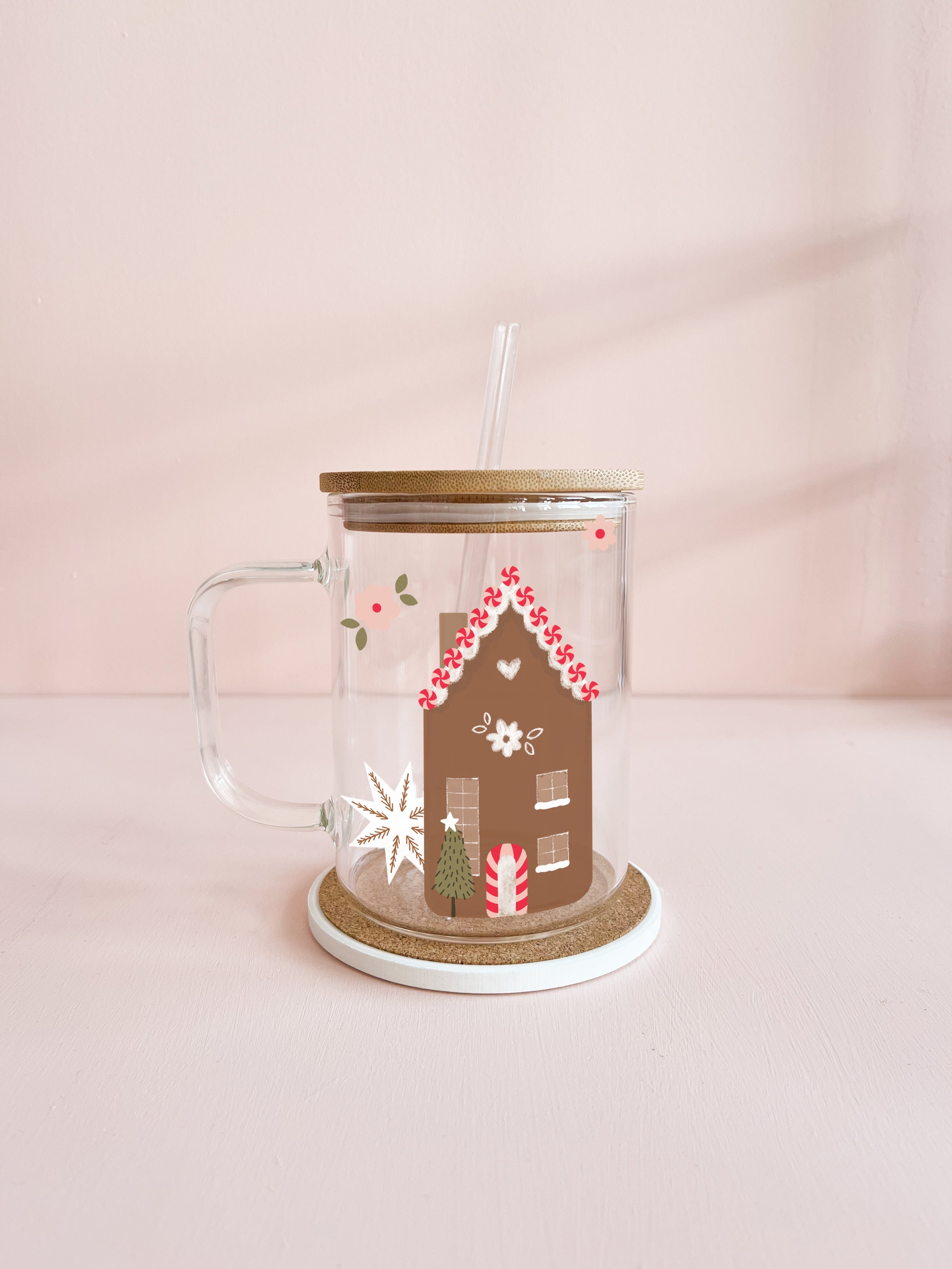 Tasse boho - Maison pain d'épice