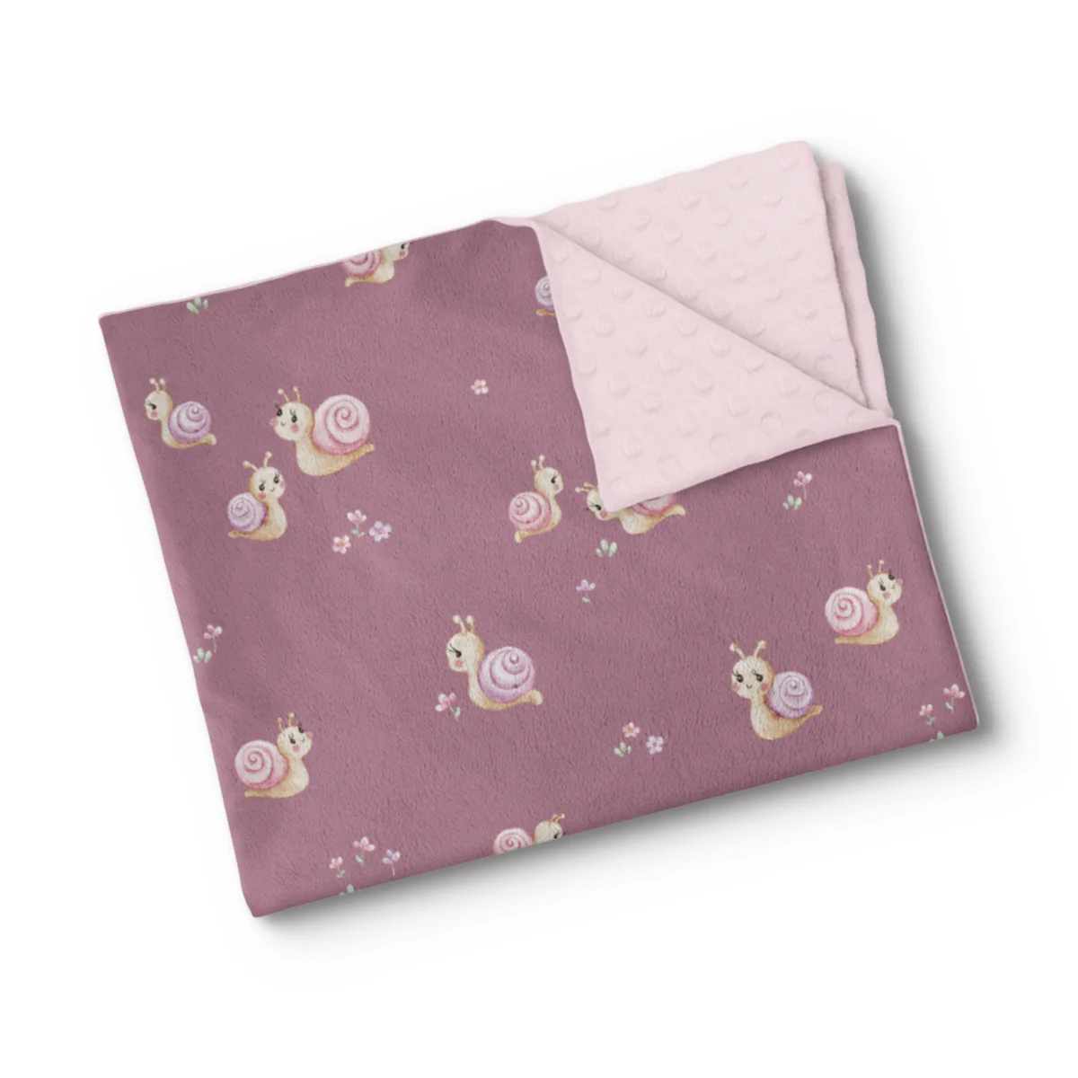 Couverture en minky - Colimaçon polisson