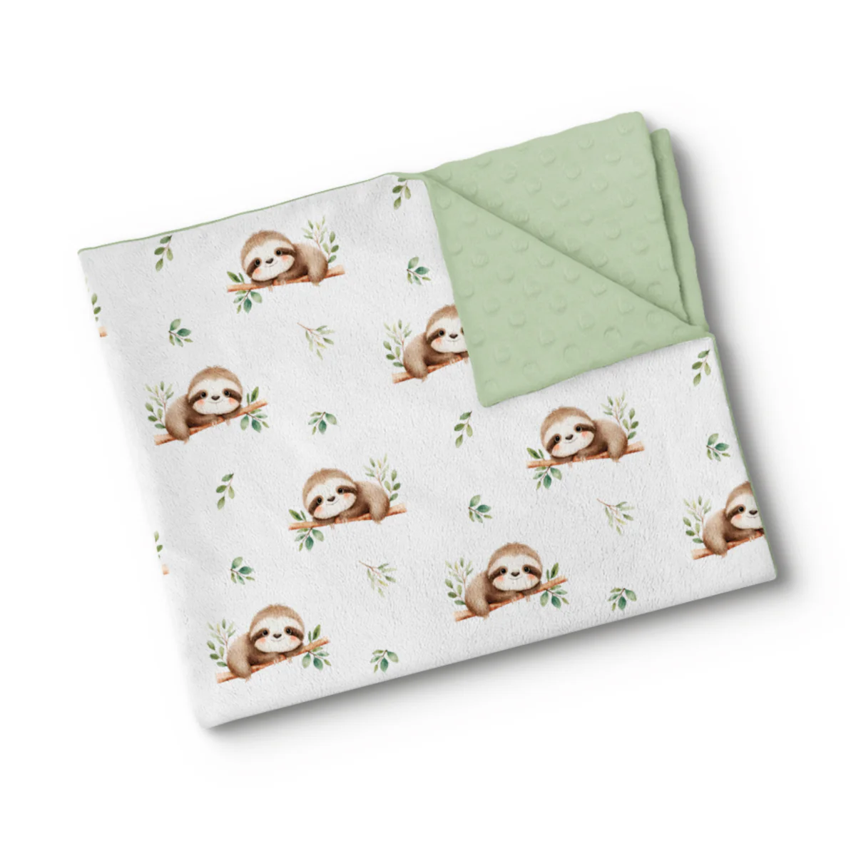 Couverture en minky - Tendresse et paresse
