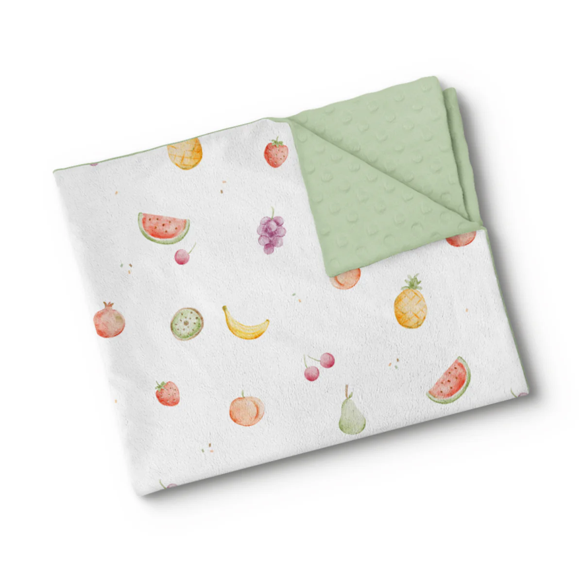 Couverture en minky - Bonheur fruité