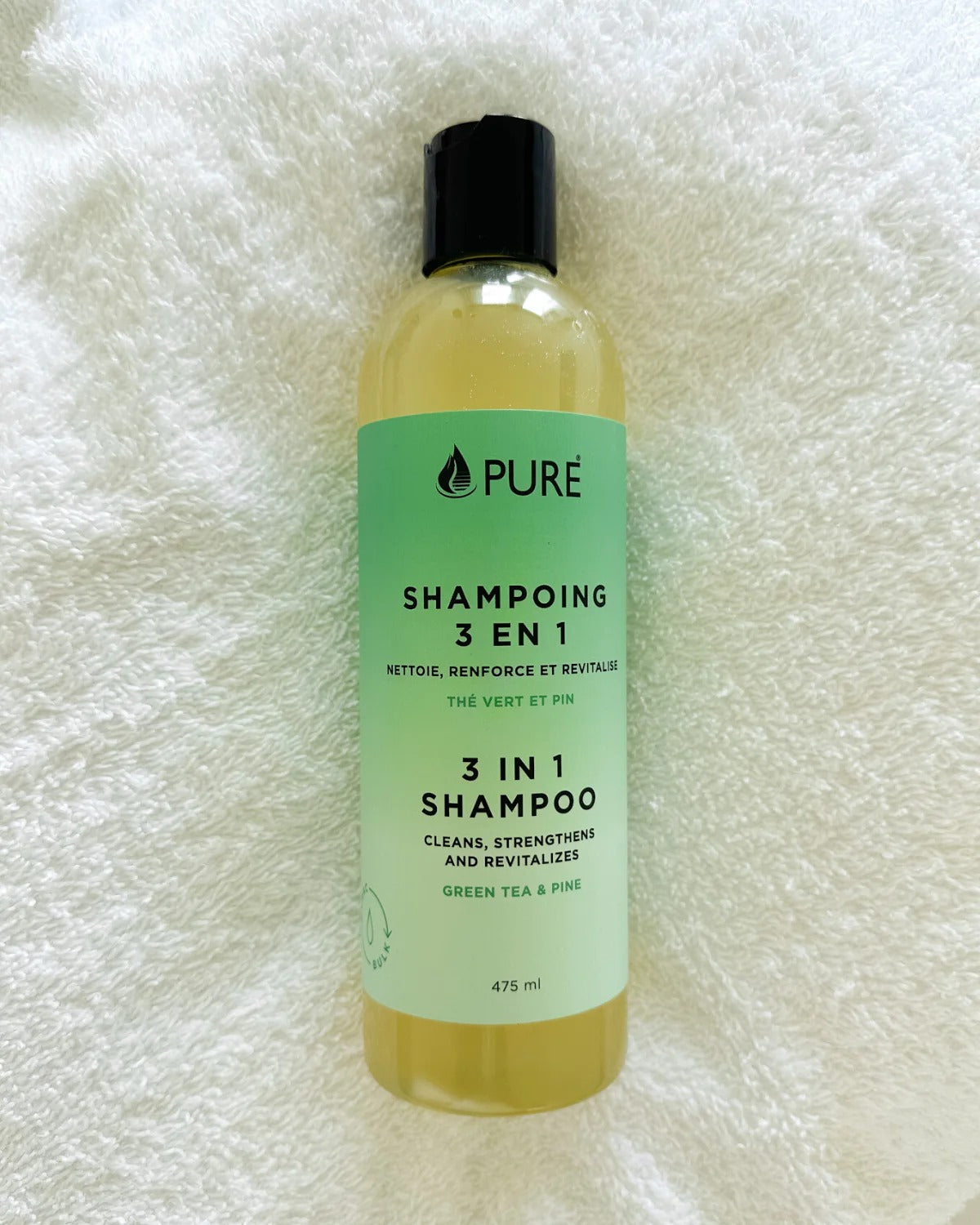 Shampoing 3 en 1 - Thé vert et pin