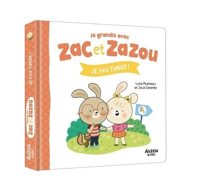 Livre - Je grandis avec Zac et Zazou - Je suis timide