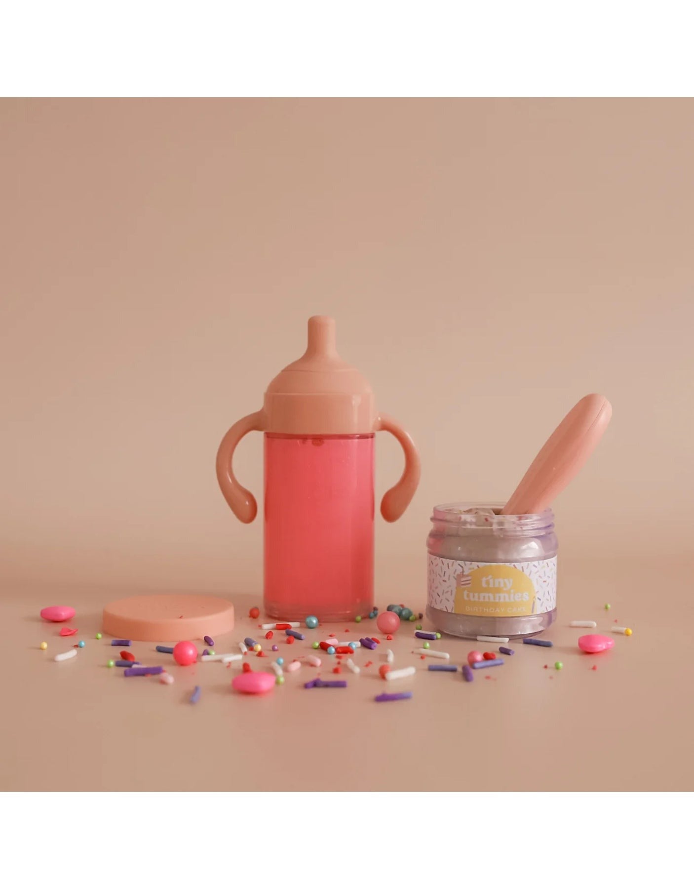Coffret Cadeau - Gâteau d'Anniversaire et Lait à la Fraise