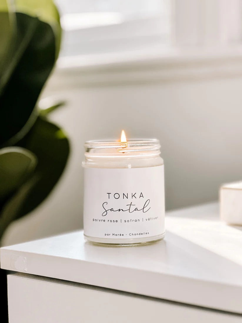 Chandelle de soya - Tonka santal