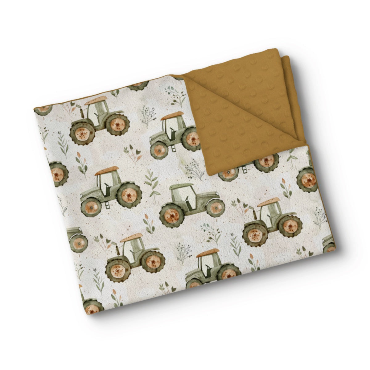 Couverture en minky - Travail aux champs