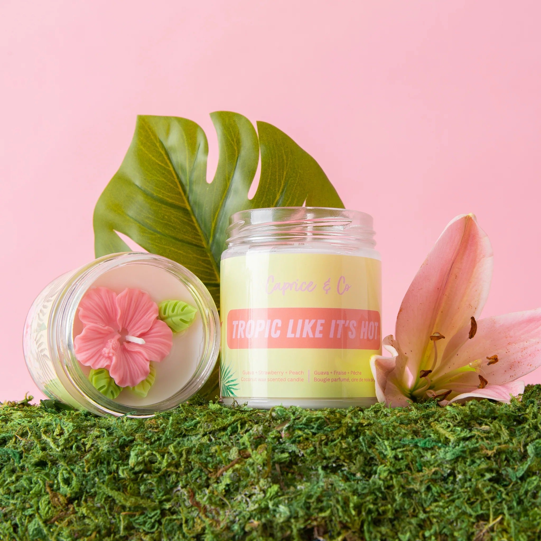 Bougie Tropic Like it's Hot - Goyave + Fraise + Pêche