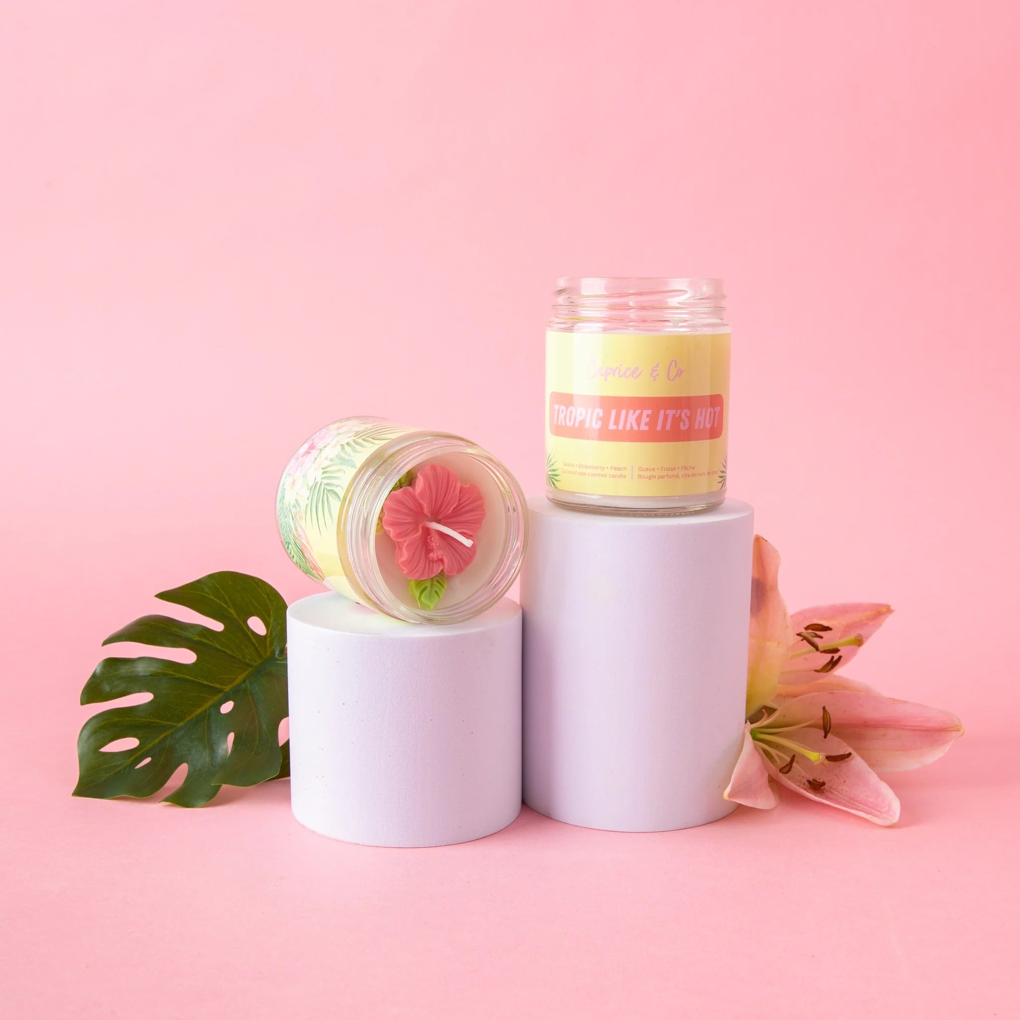 Bougie Tropic Like it's Hot - Goyave + Fraise + Pêche