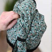 Serviette pour cheveux - Tulipes sauge