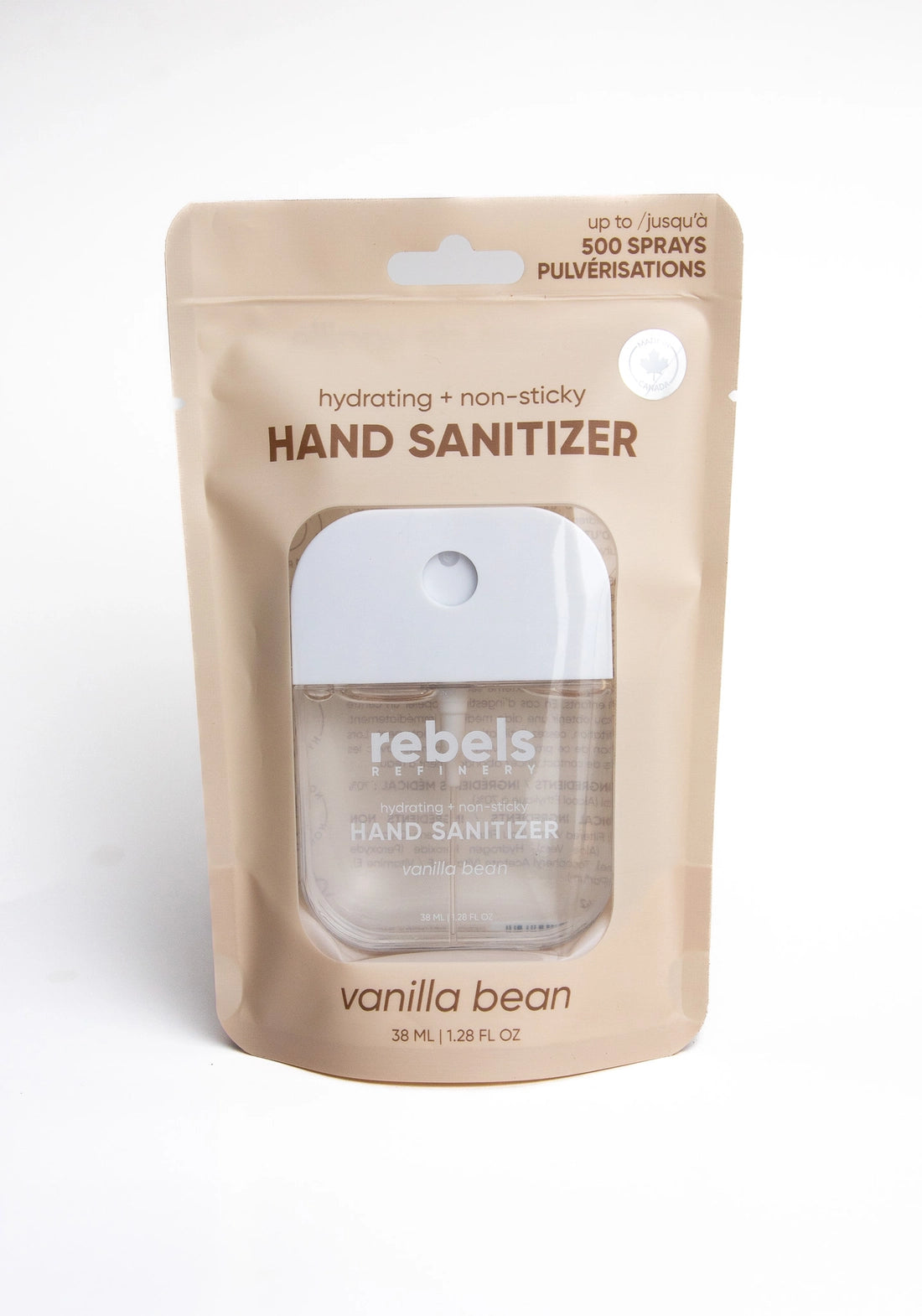 Désinfectant pour les mains de poche – Vanille | Rebels Refinery