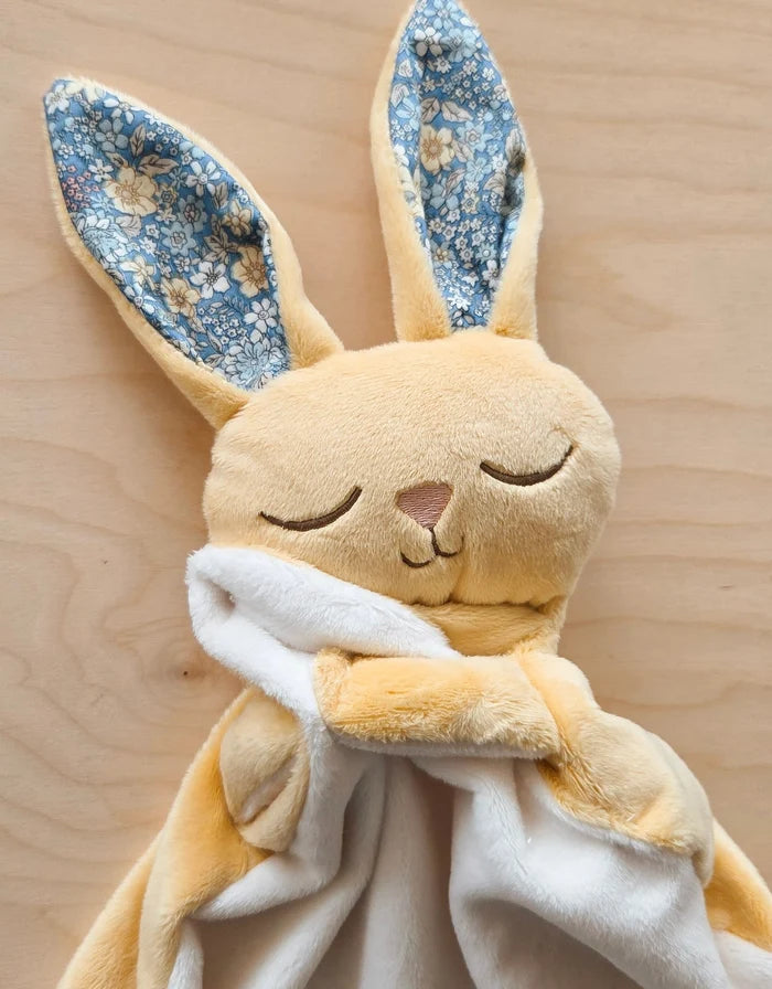 Doudou Lapin - Marcel Fleuri Jaune