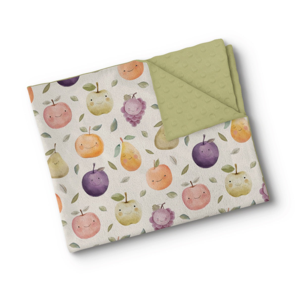 Couverture en minky - Petit verger