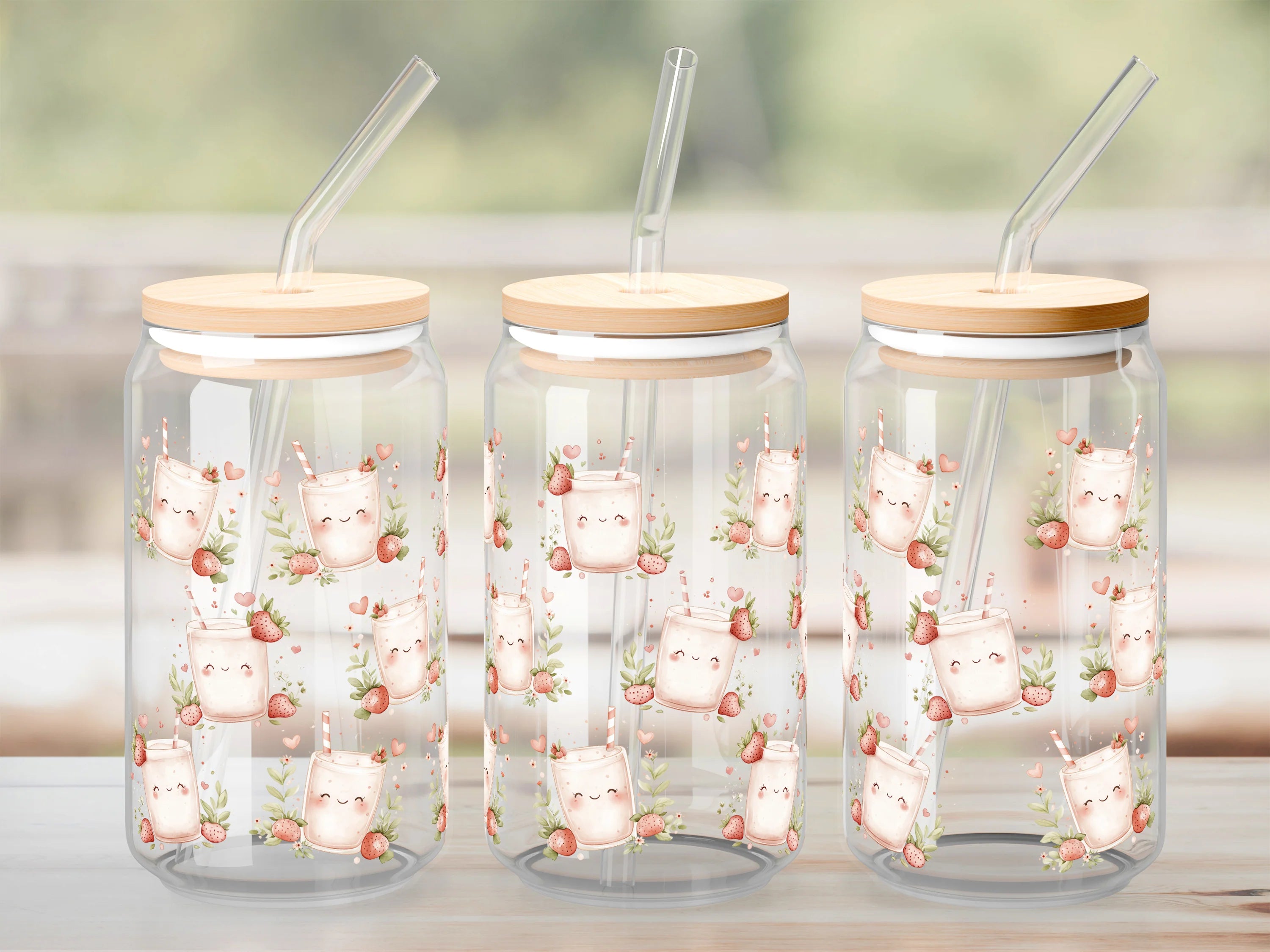 Verre à paille - Milkshake