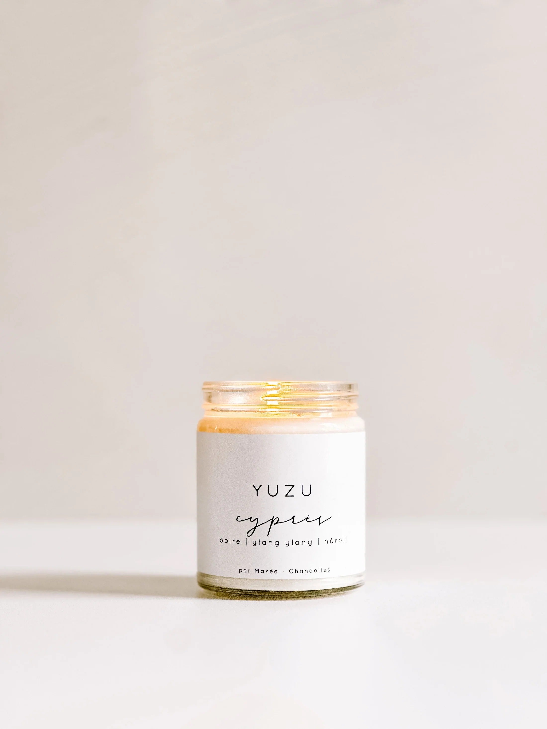 Chandelle de soya - Yuzu cyprès