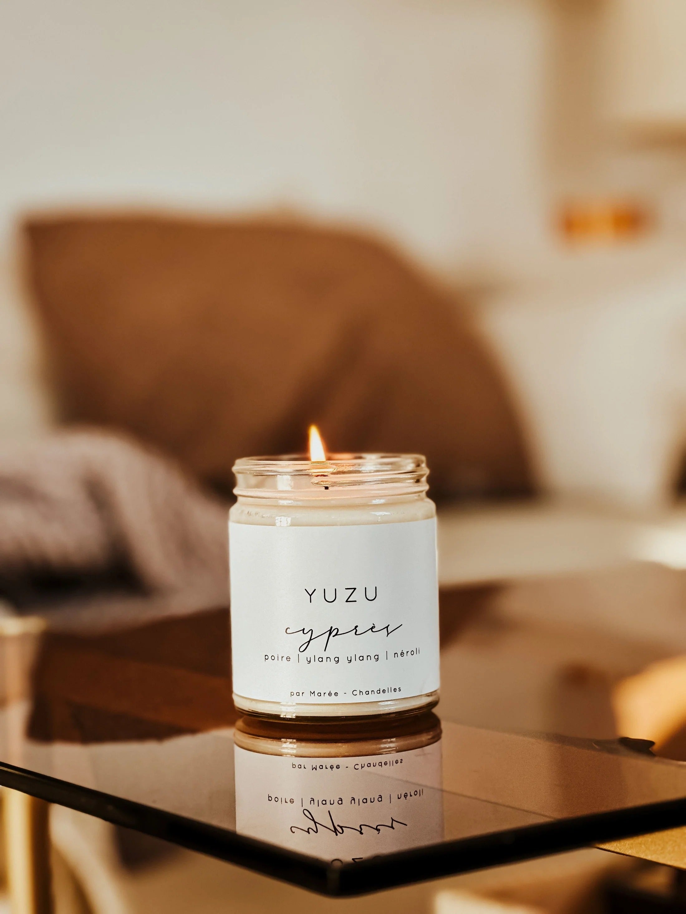 Chandelle de soya - Yuzu cyprès