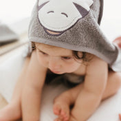 Serviette à capuchon pour bébé - Zébre