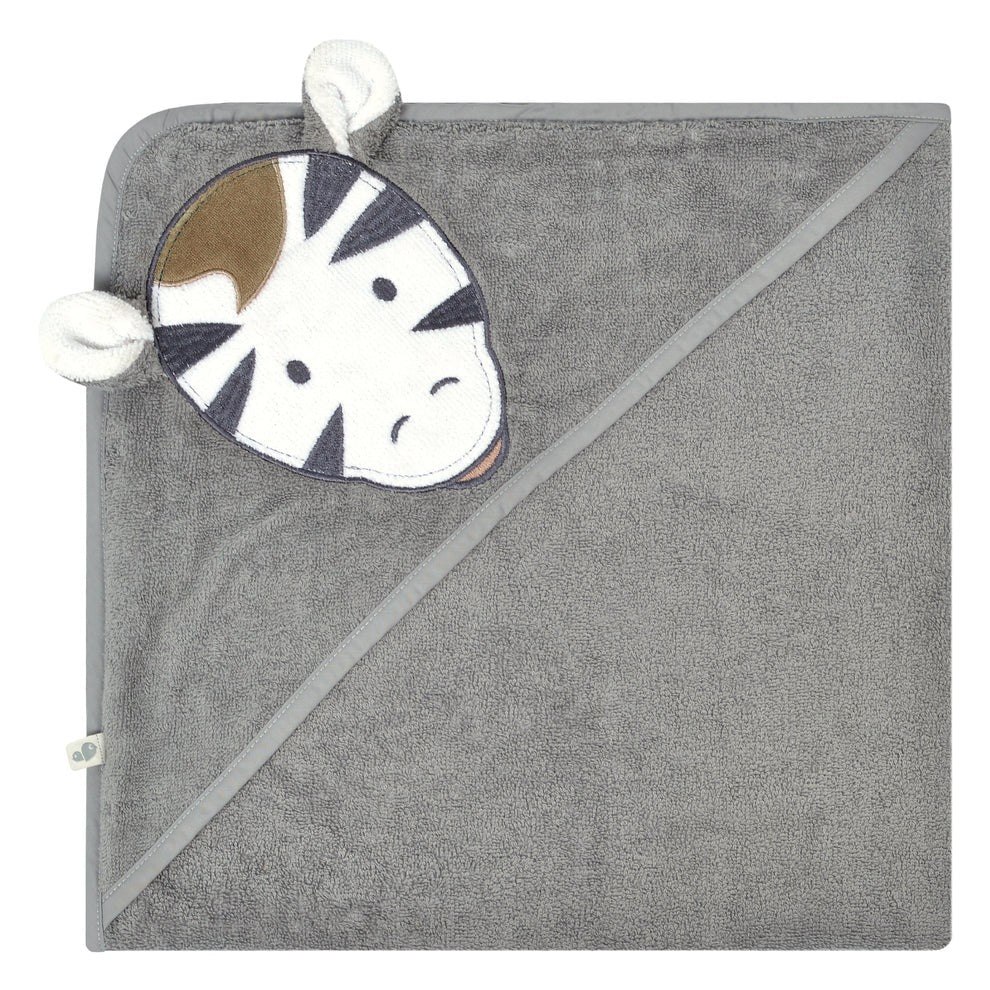 Serviette à capuchon pour bébé - Zébre