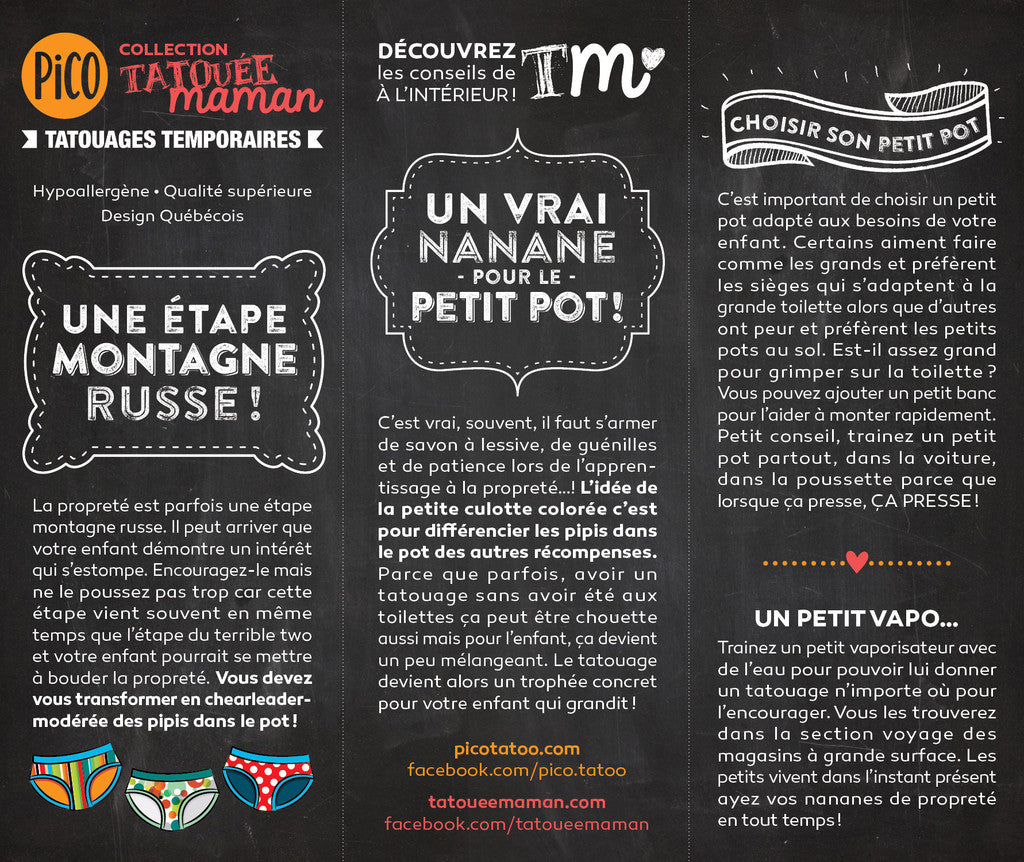 Tatouage temporaire Pico Tatouée Maman - La propreté