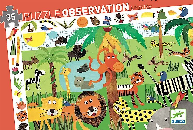 Puzzle observation jungle