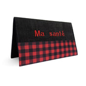 Protège carnet santé personnalisé gars Lumberjack
