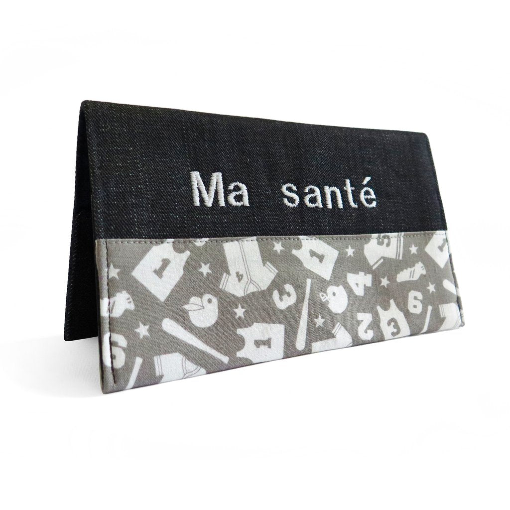 Protège carnet santé personnalisé fille Sport