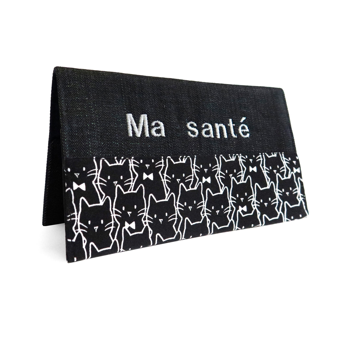 Protège carnet santé personnalisé fille Chats