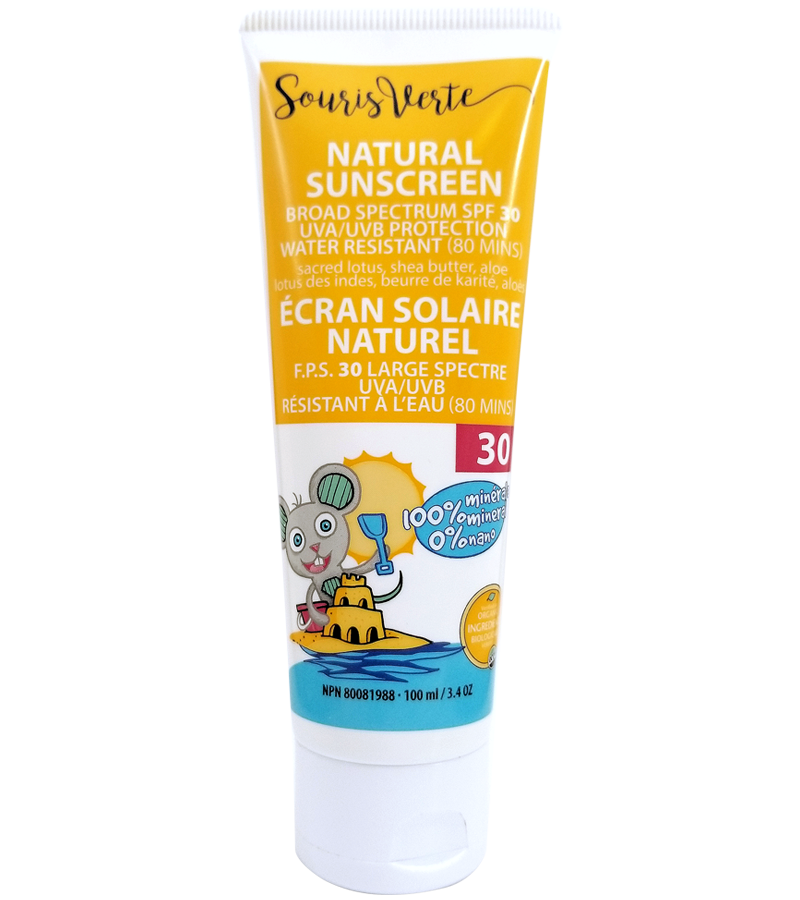 Écran solaire naturel