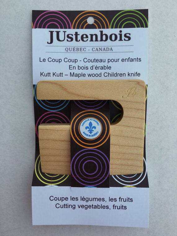Coup Coup : couteau pour enfant en bois d’érable