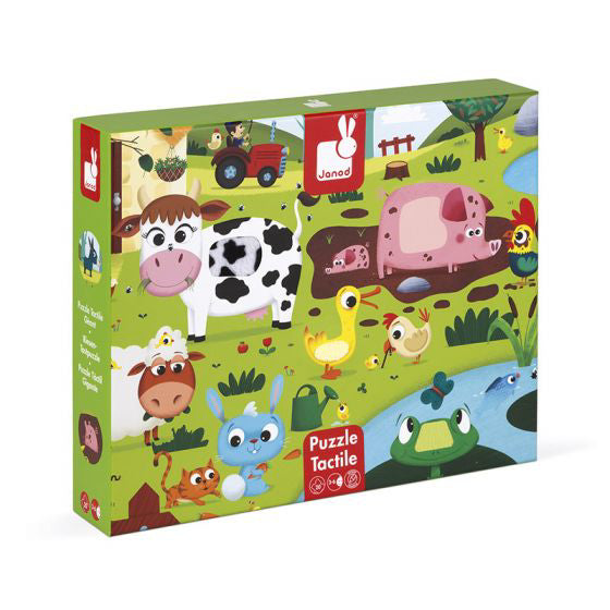 Casse-tête tactile - Ferme - 20 morceaux