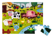 Casse-tête tactile - Ferme - 20 morceaux
