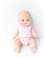 Poupée Bébé Rose en pyjama