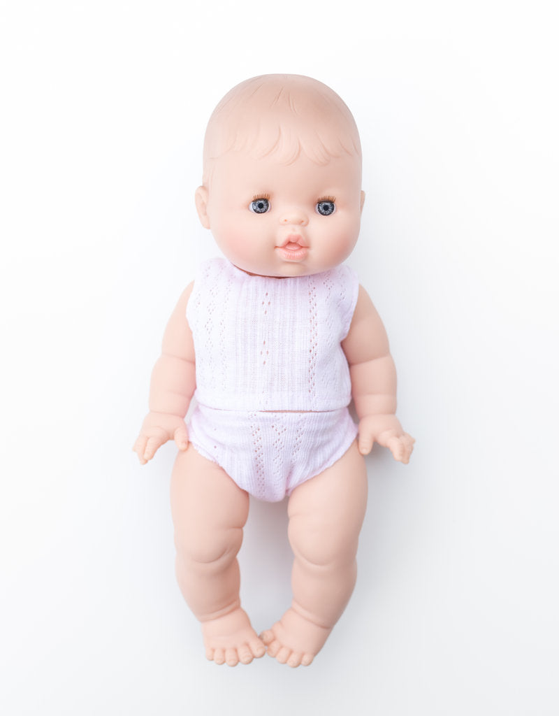Poupée Bébé Rose en pyjama