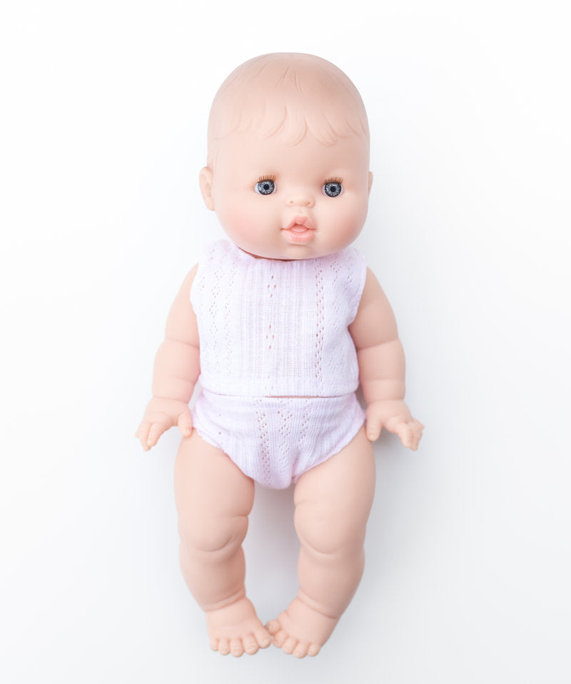 Poupée Bébé Rose en pyjama