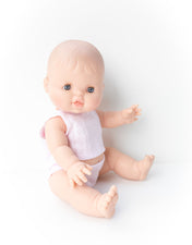 Poupée Bébé Rose en pyjama