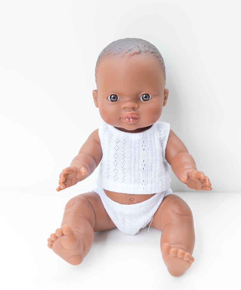 Poupée Bébé William en pyjama
