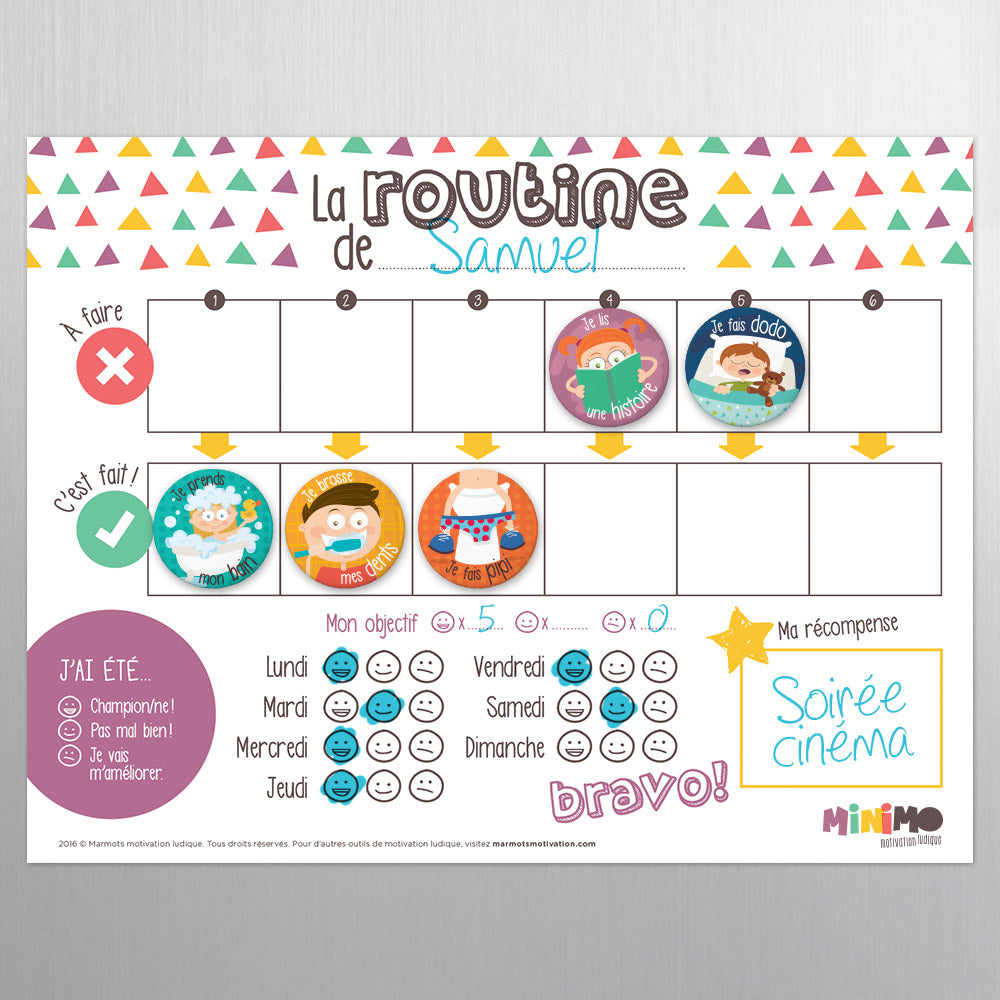 Ma routine quotidienne