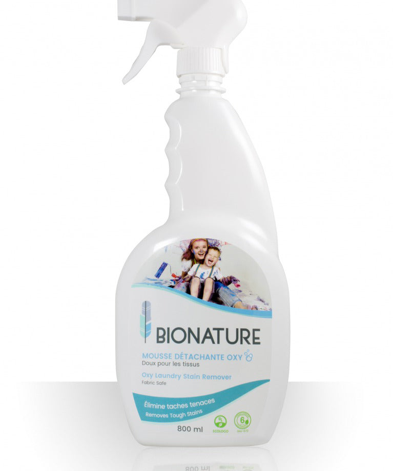 Mousse détachante Oxy (aussi disponible en vrac en boutique)
